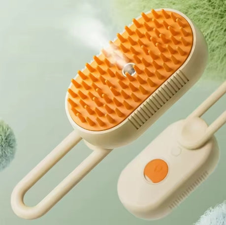 3-in-1 Steam Cat Grooming Brush